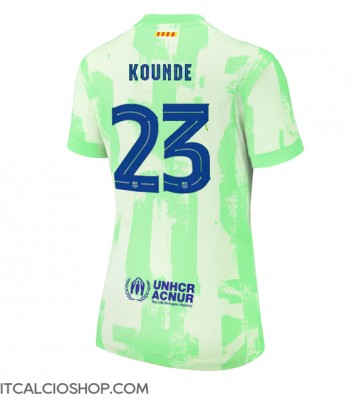 Barcelona Jules Kounde #23 Terza Maglia Femmina 2024-25 Manica Corta